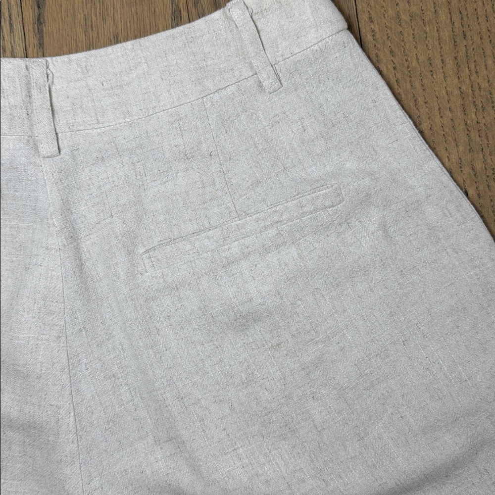 West of Melrose Tilly’s Women's Linen Oatmeal Shorts Size X-Small - Picture 6 of 11